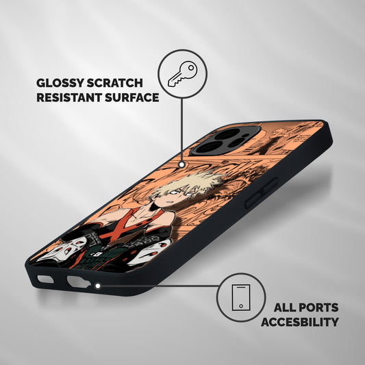 Bakugo Anime Manga Shockproof Hybrid Protection (Metal + TPU) Back Case Cover