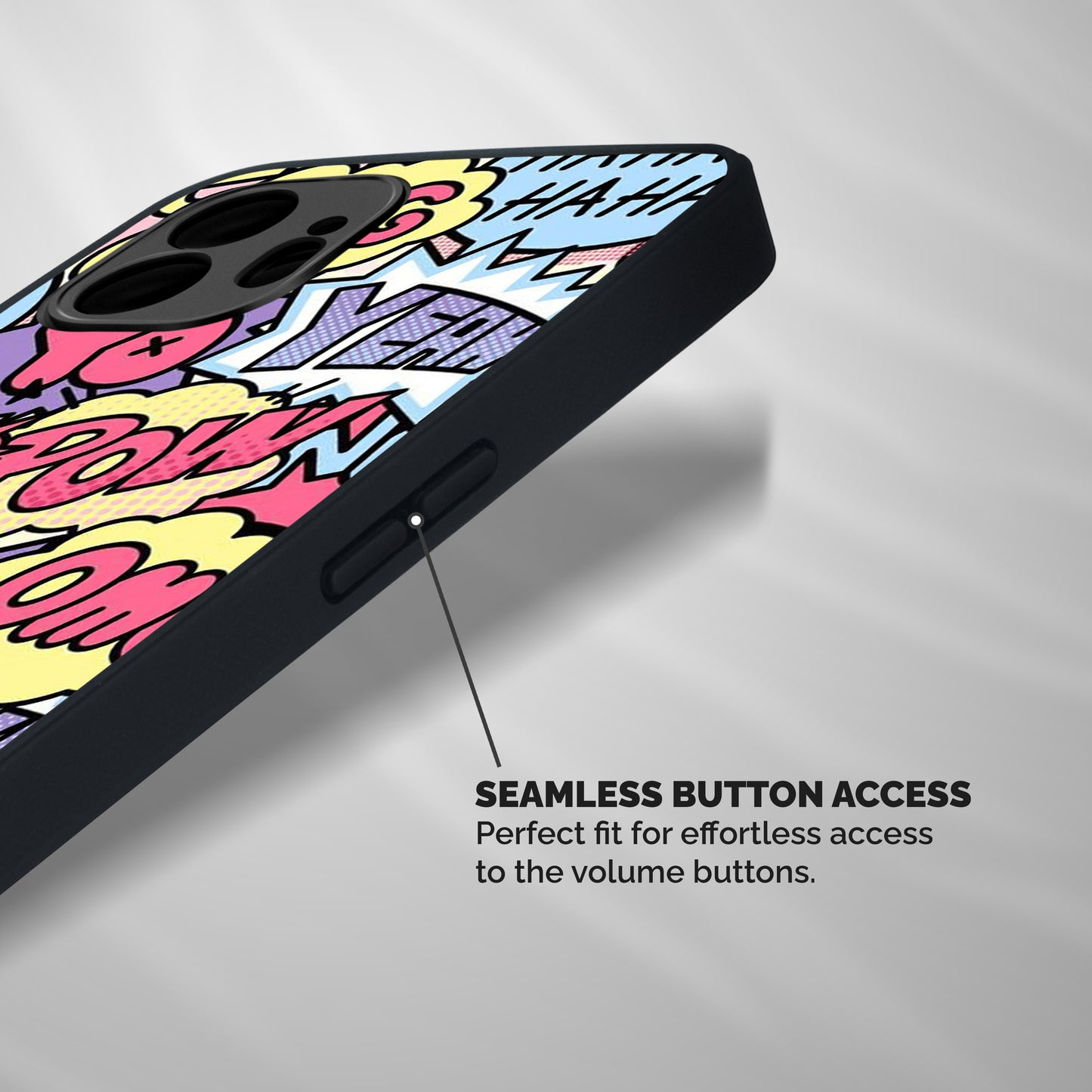 Bam Omg Shockproof Hybrid Protection (Metal + TPU) Back Case Cover