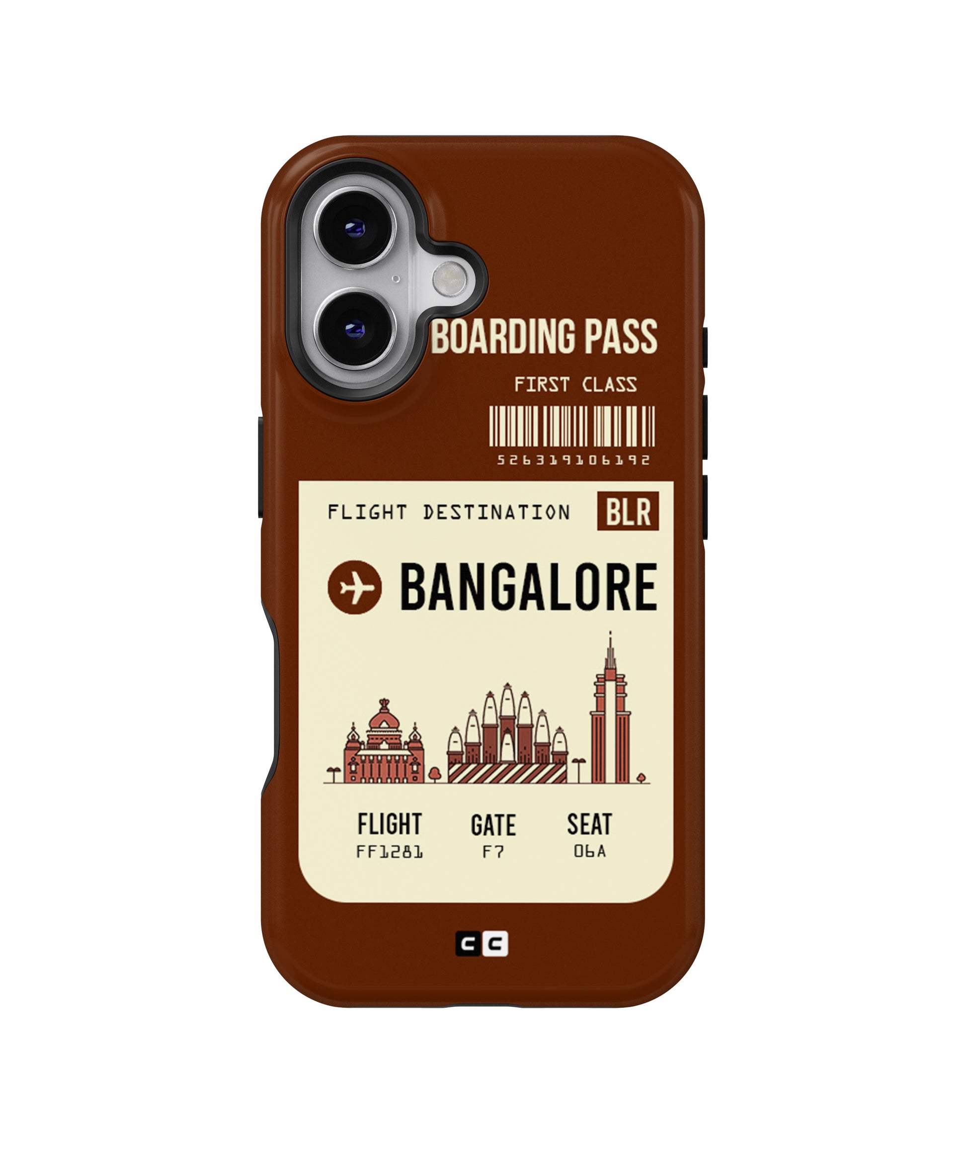 Bangalore Boarding Pass MagSafe Bumper Case