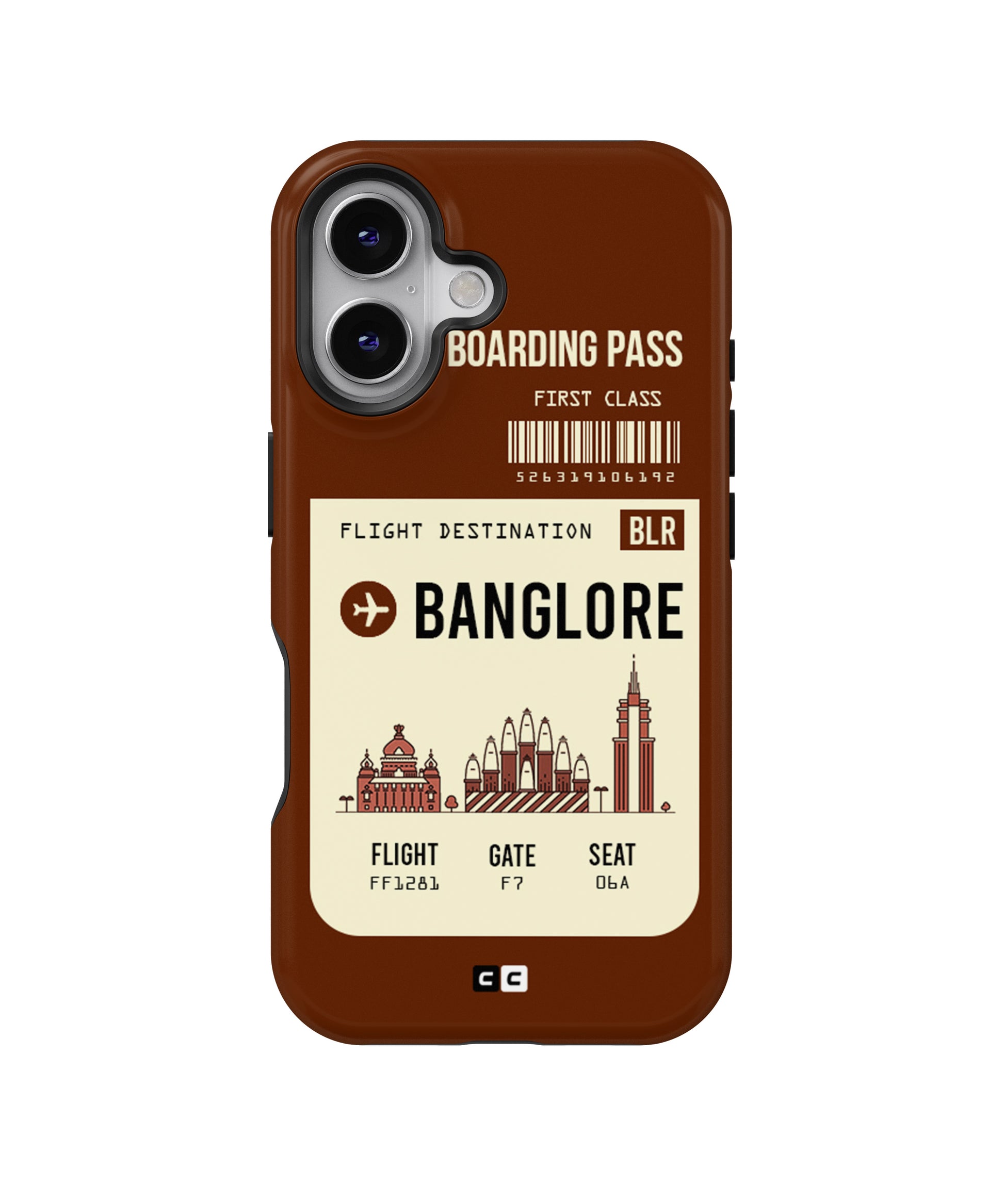 Banglore Boarding Pass MagSafe Bumper Case