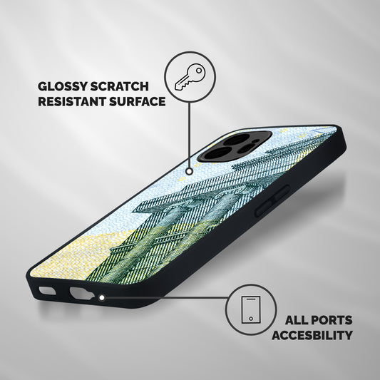 Baroque and Rococo style Shockproof Hybrid Protection (Metal + TPU) Back Case Cover