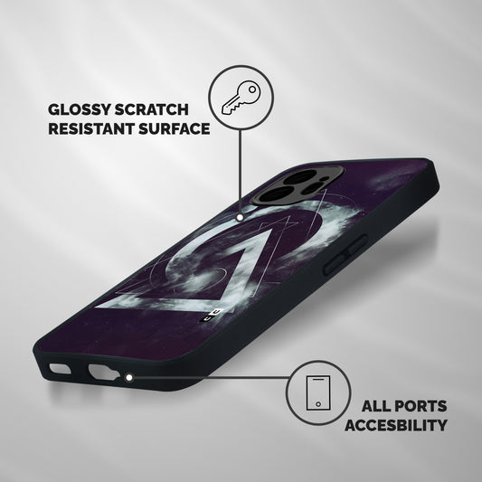 Basic Galaxy Shape Shockproof Hybrid Protection (Metal + TPU) Back Case Cover