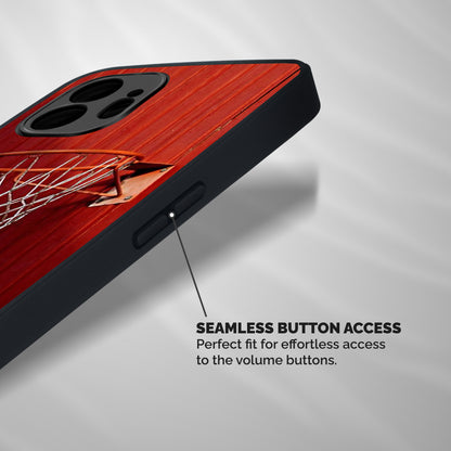 Basket Red Shockproof Hybrid Protection (Metal + TPU) Back Case Cover