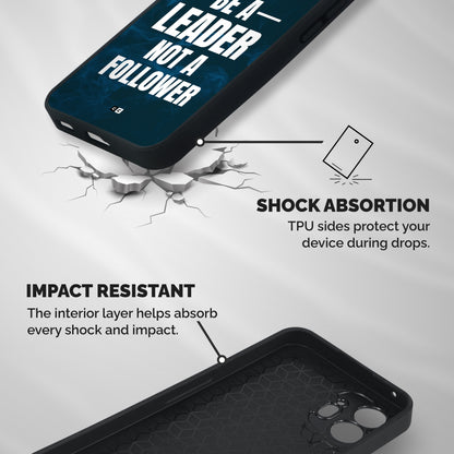 Be A Leader Shockproof Hybrid Protection (Metal + TPU) Back Case Cover