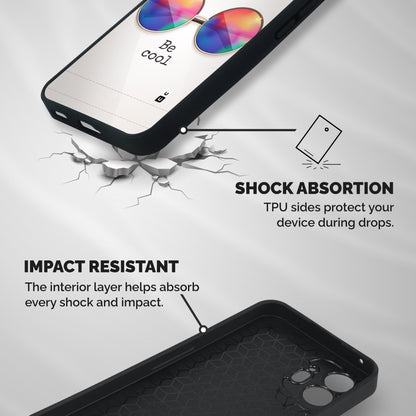Be Cool Shockproof Hybrid Protection (Metal + TPU) Back Case Cover