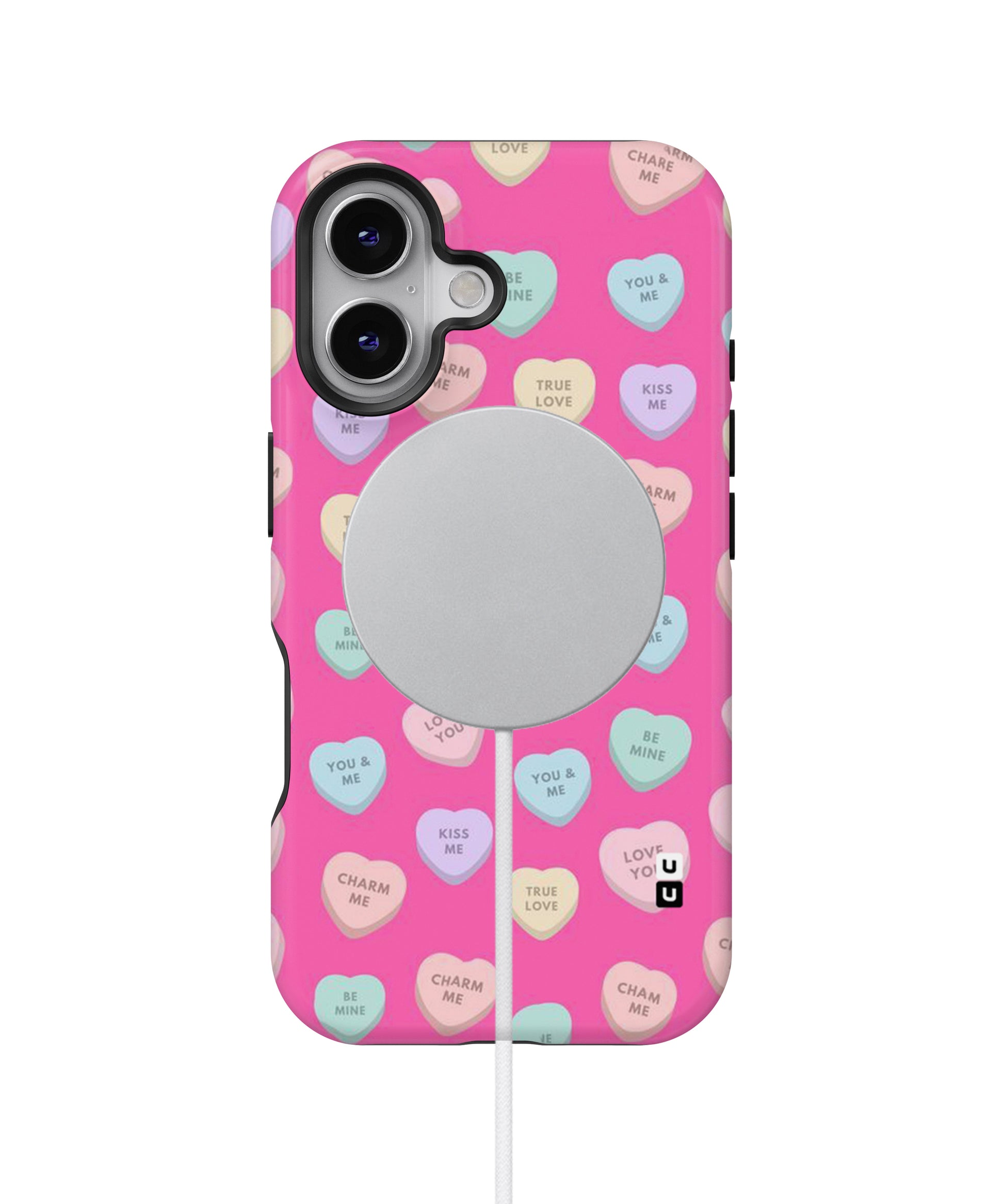 Be Mine Hearts Pattern MagSafe Bumper Case