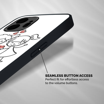 Be My Valentine Shockproof Hybrid Protection (Metal + TPU) Back Case Cover