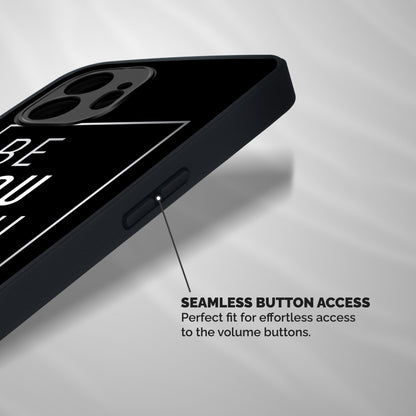Be You Beautiful Shockproof Hybrid Protection (Metal + TPU) Back Case Cover
