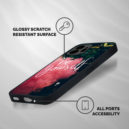 Be Yourself Greens Shockproof Hybrid Protection (Metal + TPU) Back Case Cover