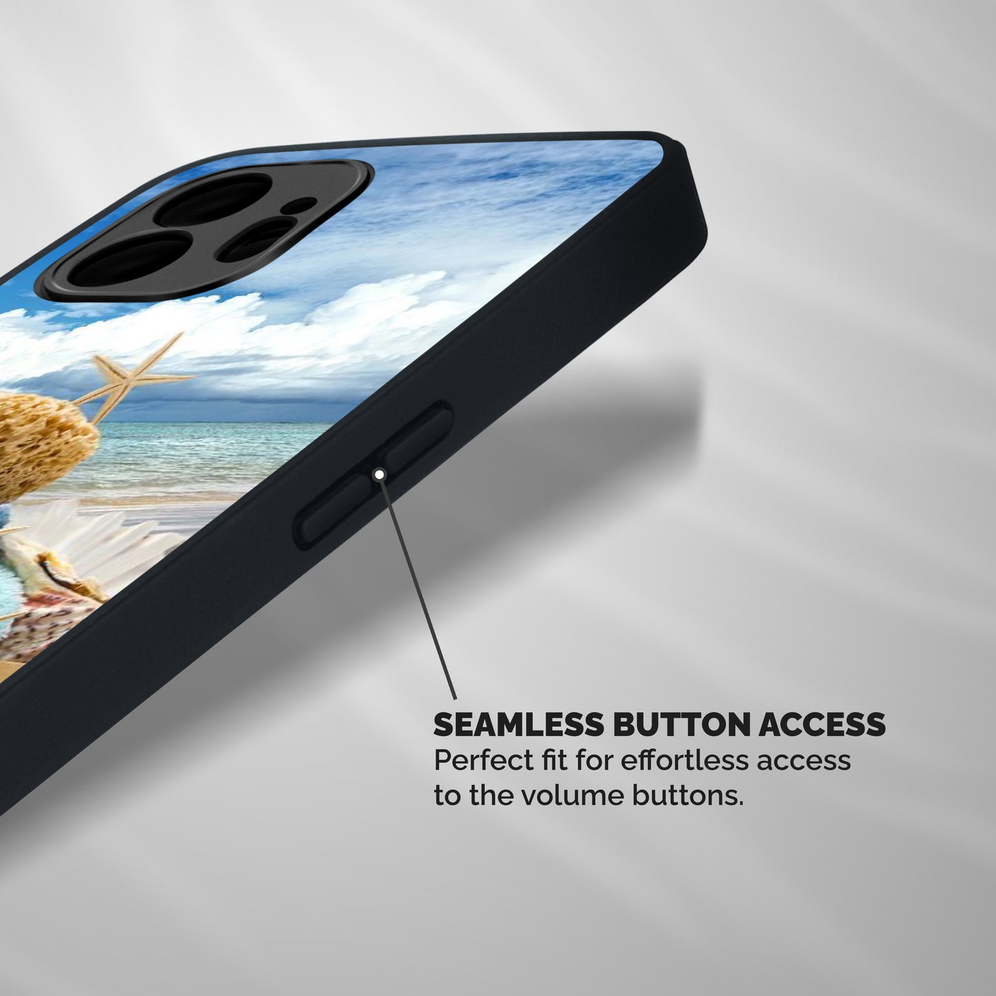 Beach Sky Shockproof Hybrid Protection (Metal + TPU) Back Case Cover
