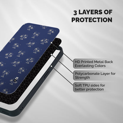 Beach Trees Shockproof Hybrid Protection (Metal + TPU) Back Case Cover