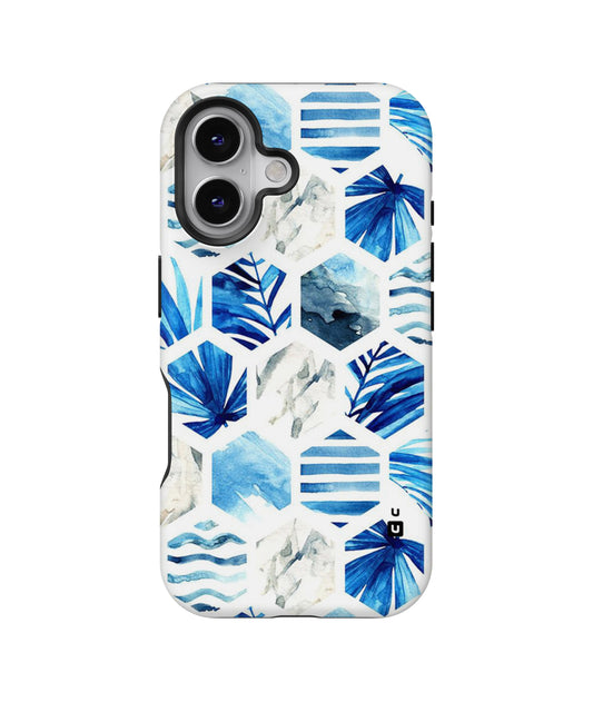 Beach Vibes Pentagon Design MagSafe Bumper Case