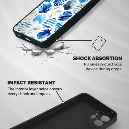 Beach Vibes Pentagon Design Shockproof Hybrid Protection (Metal + TPU) Back Case Cover