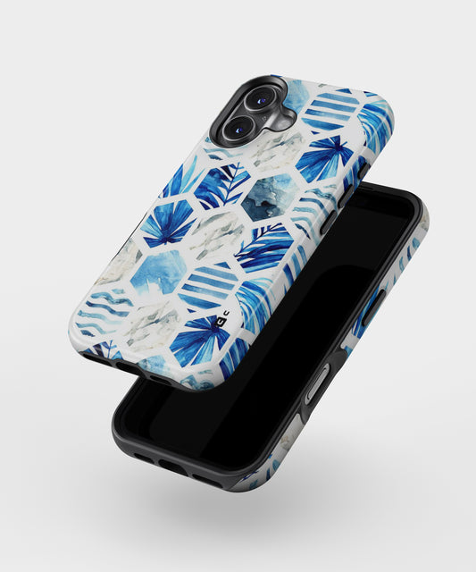 Beach Vibes Pentagon Design MagSafe Bumper Case