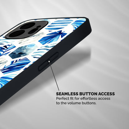 Beach Vibes Pentagon Design Shockproof Hybrid Protection (Metal + TPU) Back Case Cover