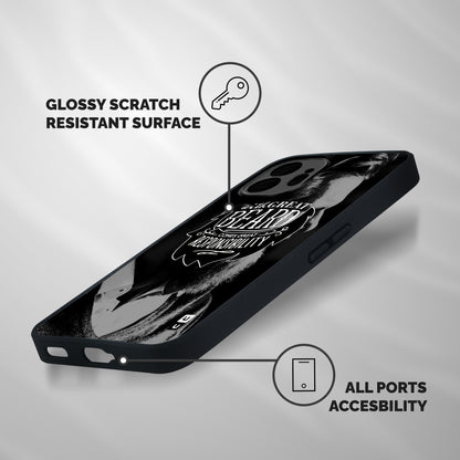 Beard Responsibility Quote Shockproof Hybrid Protection (Metal + TPU) Back Case Cover