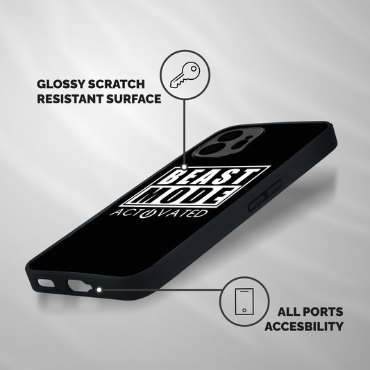 Beast Mode Activated Shockproof Hybrid Protection (Metal + TPU) Back Case Cover