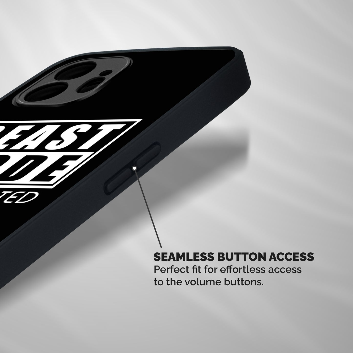 Beast Mode Activated Shockproof Hybrid Protection (Metal + TPU) Back Case Cover