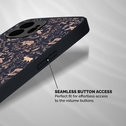 Beautiful Animal Design Shockproof Hybrid Protection (Metal + TPU) Back Case Cover