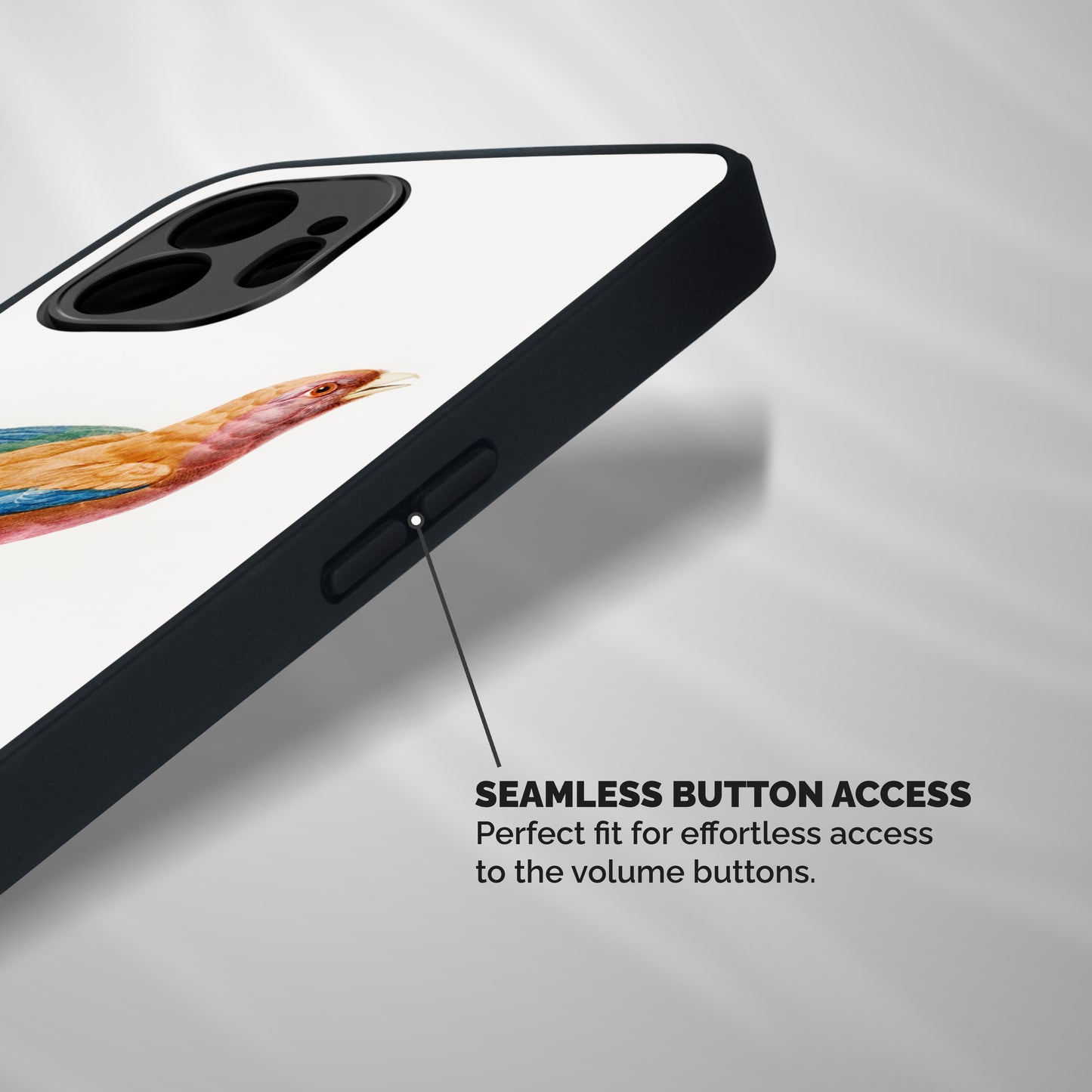 Beautiful Bird Shockproof Hybrid Protection (Metal + TPU) Back Case Cover