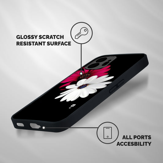 Beautiful Blooming Shockproof Hybrid Protection (Metal + TPU) Back Case Cover