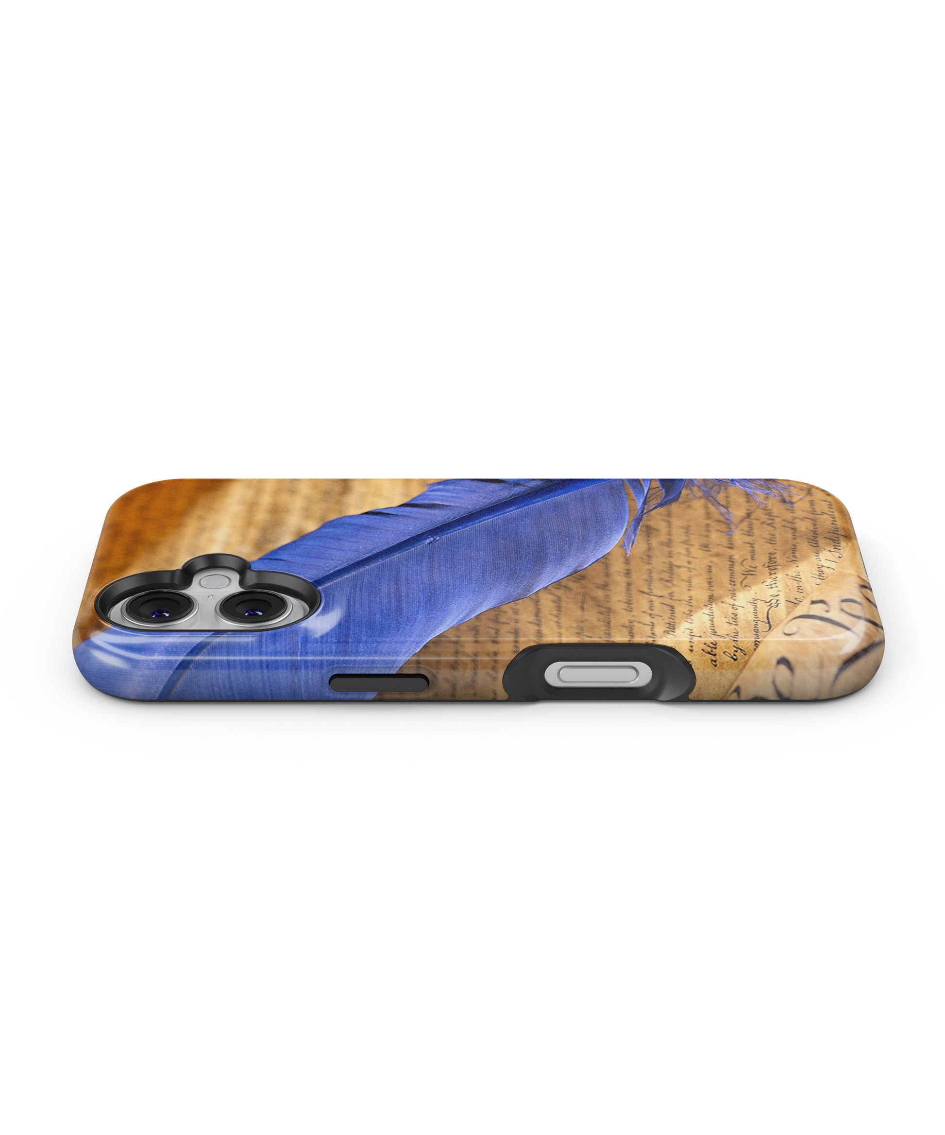 Beautiful Blue Feather MagSafe Bumper Case