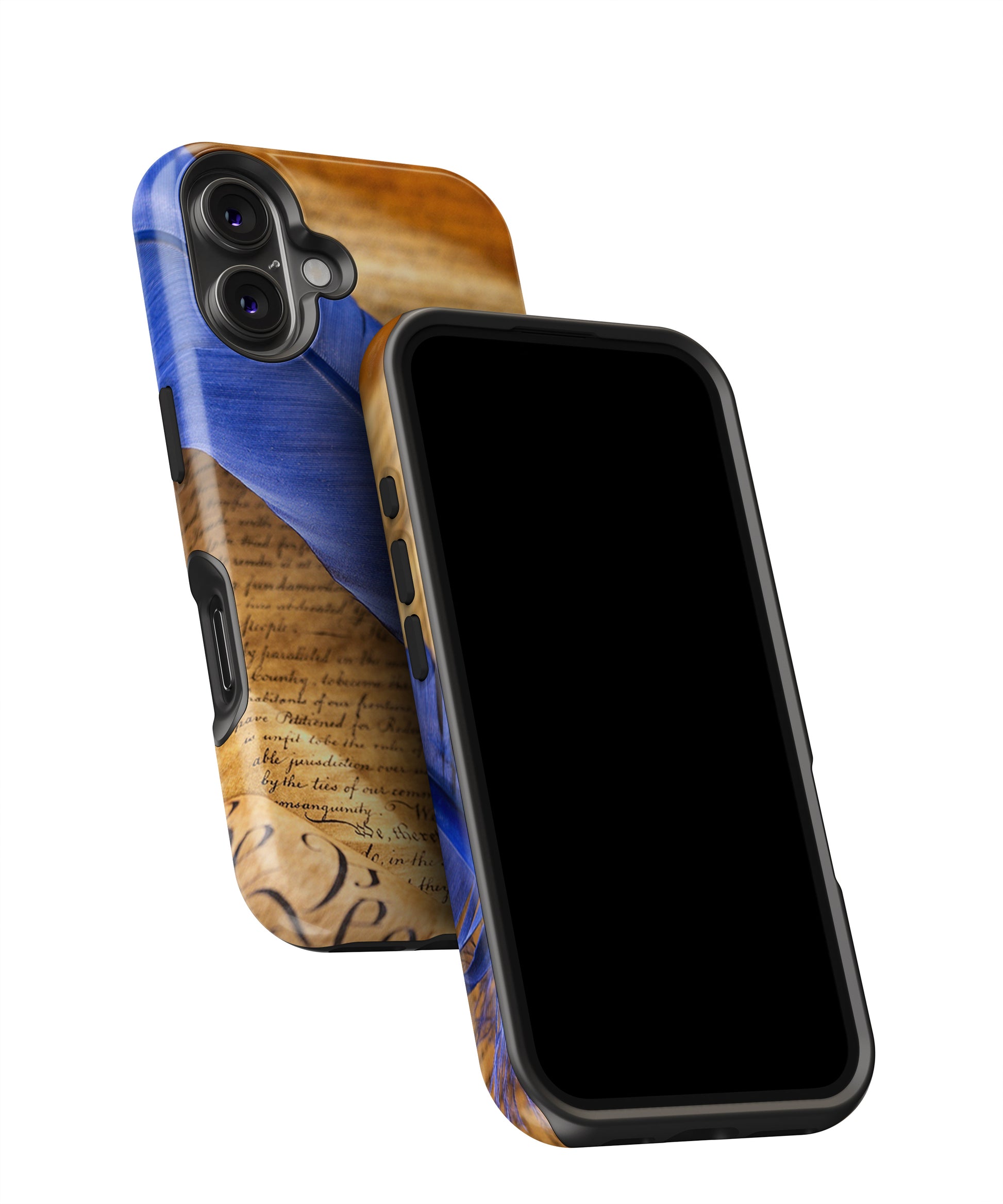 Beautiful Blue Feather MagSafe Bumper Case