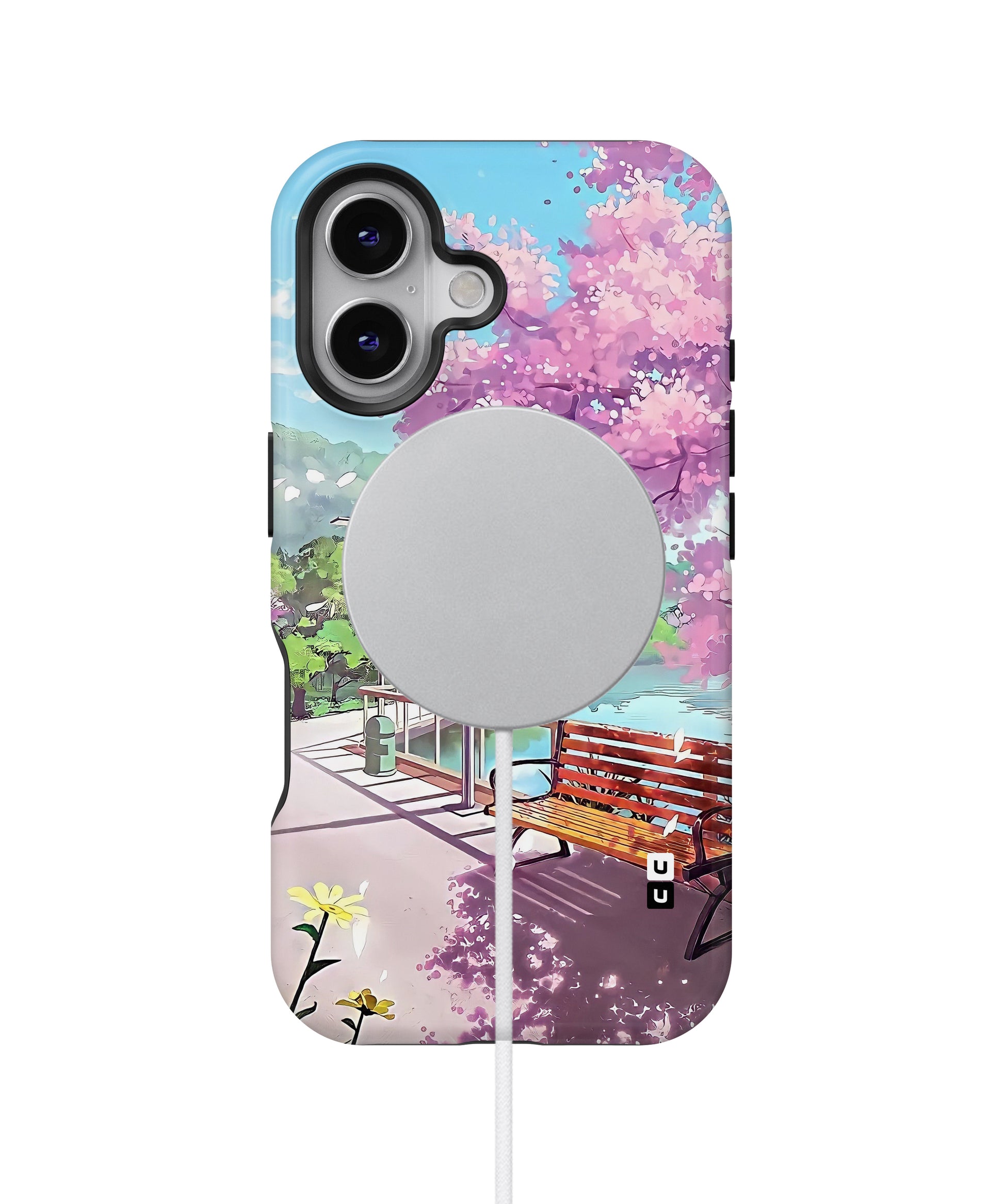 Beautiful Cherry Blossom Landscape MagSafe Bumper Case