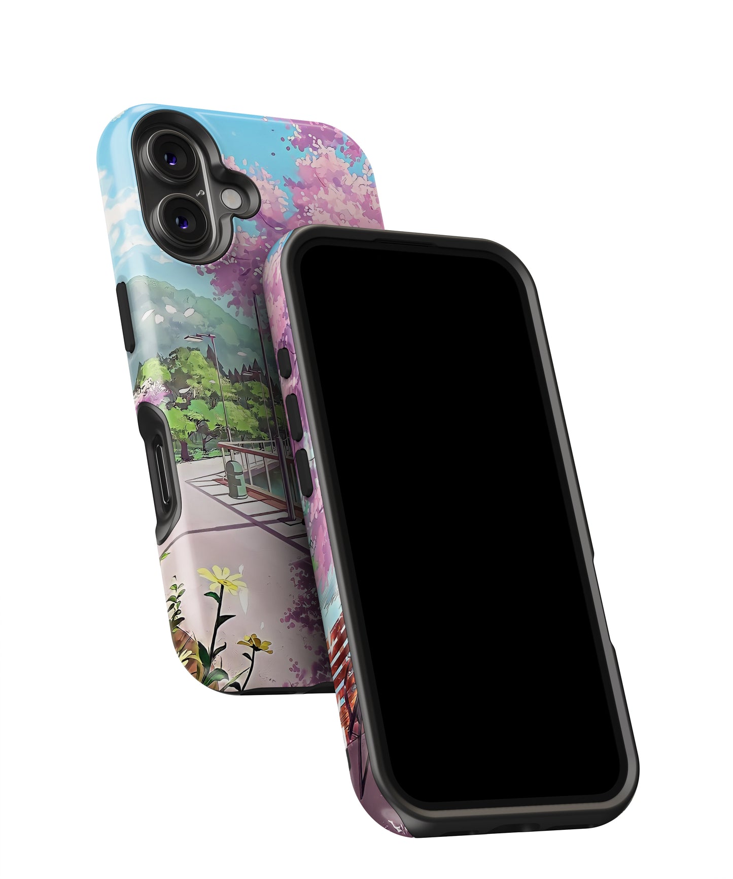 Beautiful Cherry Blossom Landscape MagSafe Bumper Case