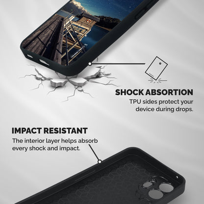 Beautiful Dock Hut Shockproof Hybrid Protection (Metal + TPU) Back Case Cover