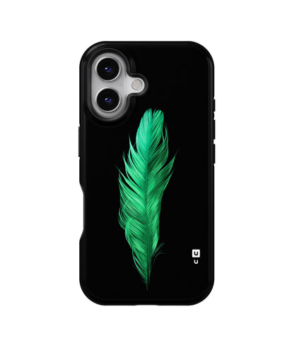 Beautiful Green Feather MagSafe Bumper Case