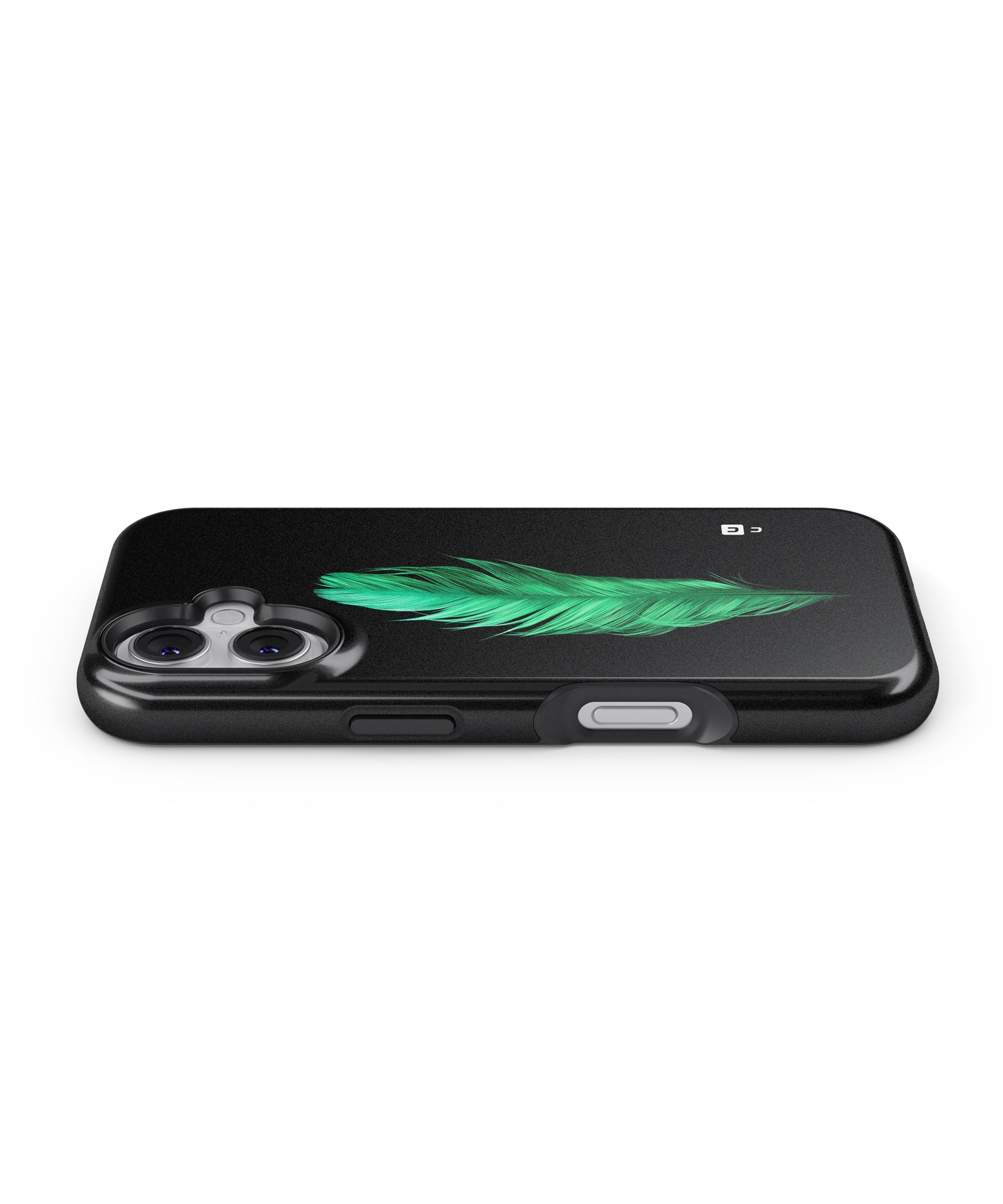 Beautiful Green Feather MagSafe Bumper Case
