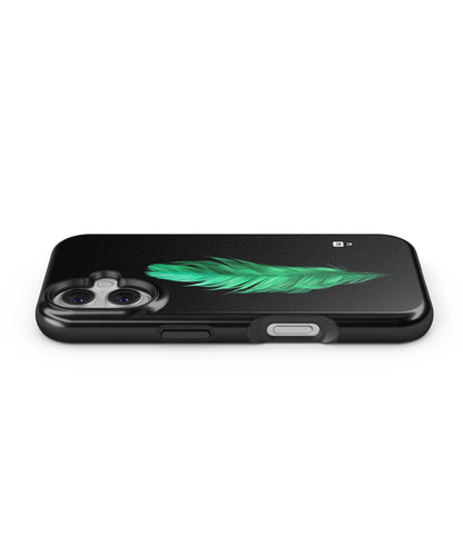 Beautiful Green Feather MagSafe Bumper Case