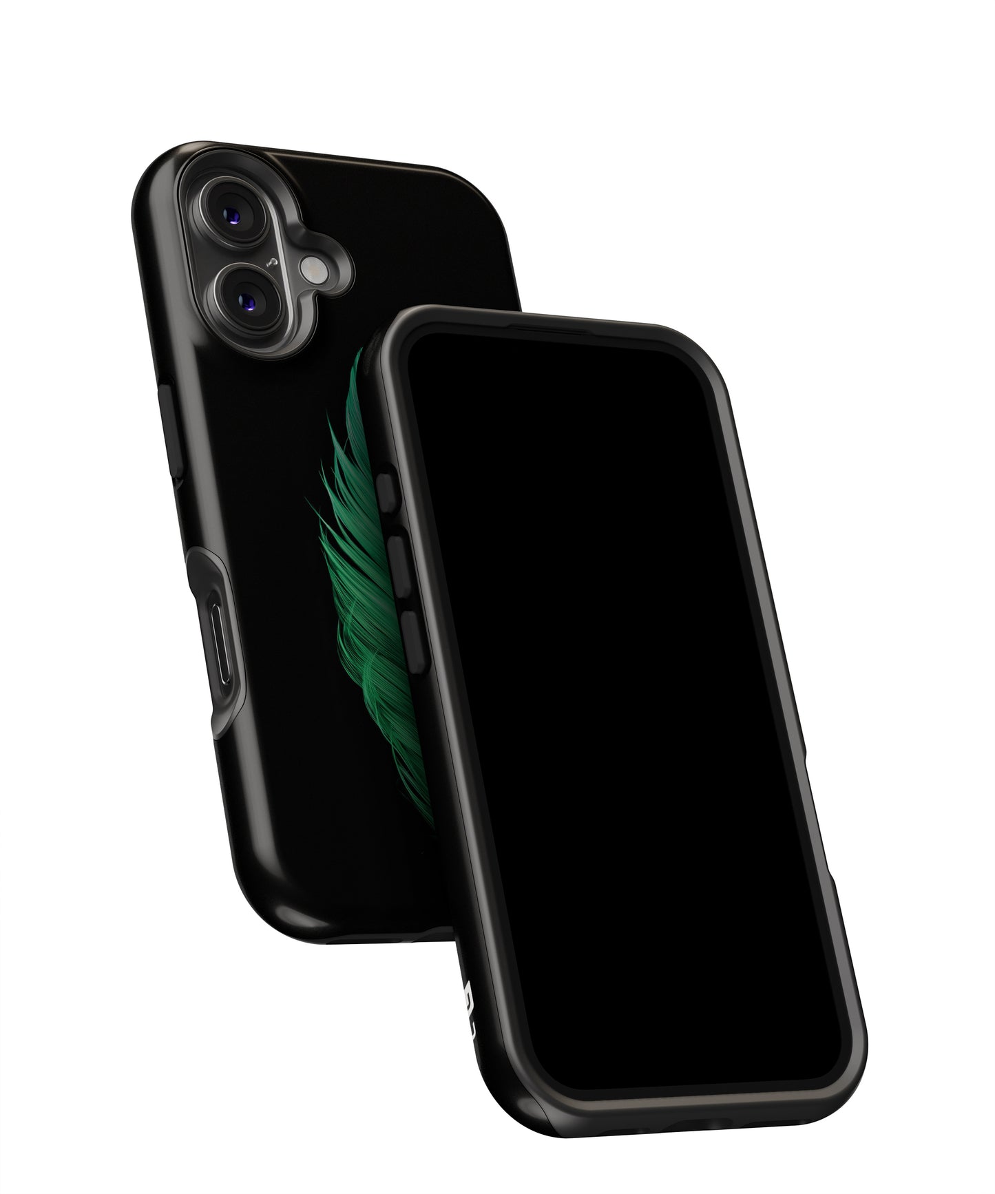Beautiful Green Feather MagSafe Bumper Case