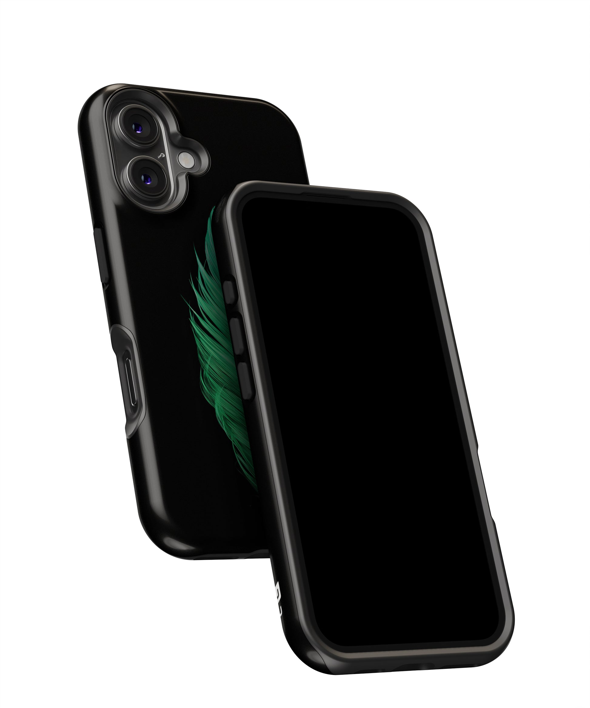 Beautiful Green Feather MagSafe Bumper Case