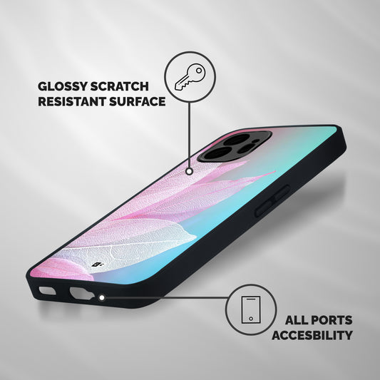 Beautiful Petals Vibes Shockproof Hybrid Protection (Metal + TPU) Back Case Cover