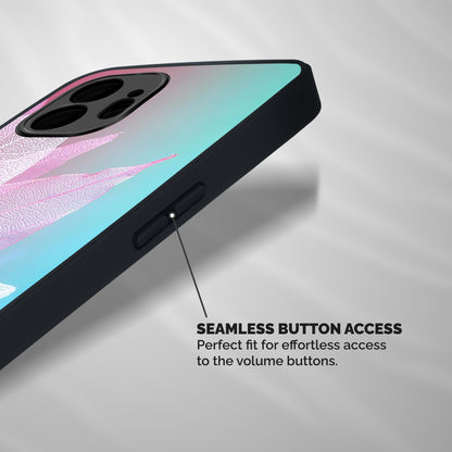 Beautiful Petals Vibes Shockproof Hybrid Protection (Metal + TPU) Back Case Cover