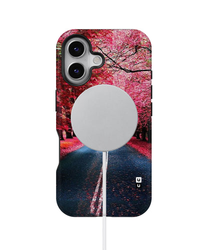 Beautiful Red Trees MagSafe Bumper Case