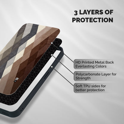 Beautiful Shades Of Diamonds Shockproof Hybrid Protection (Metal + TPU) Back Case Cover
