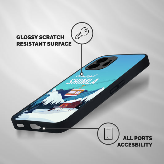 Beautiful Shimla Shockproof Hybrid Protection (Metal + TPU) Back Case Cover