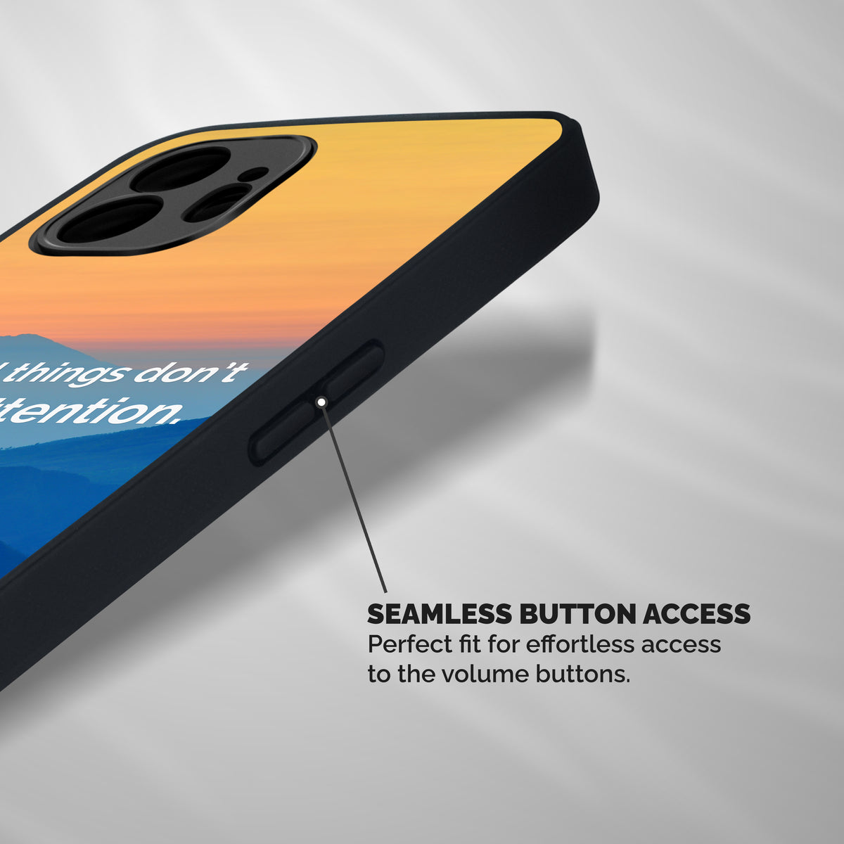 Beautiful Things Quote Shockproof Hybrid Protection (Metal + TPU) Back Case Cover