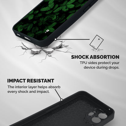 Beautiful Touch Me Not Shockproof Hybrid Protection (Metal + TPU) Back Case Cover