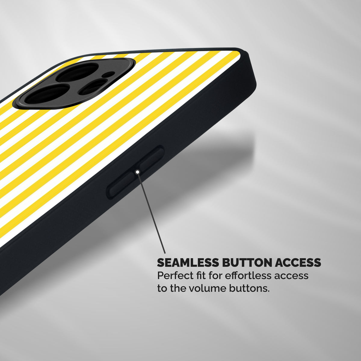 Beauty Color Stripes Shockproof Hybrid Protection (Metal + TPU) Back Case Cover