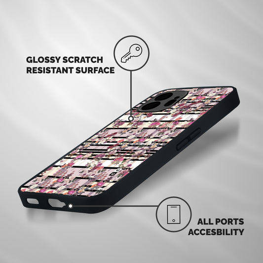 Beauty In Floral Shockproof Hybrid Protection (Metal + TPU) Back Case Cover