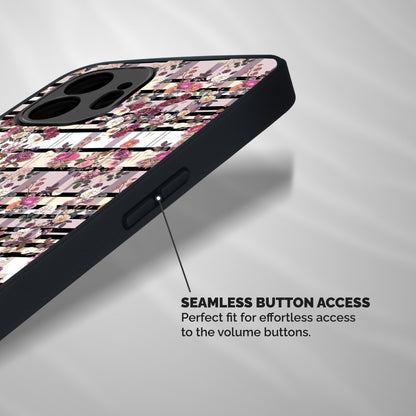 Beauty In Floral Shockproof Hybrid Protection (Metal + TPU) Back Case Cover