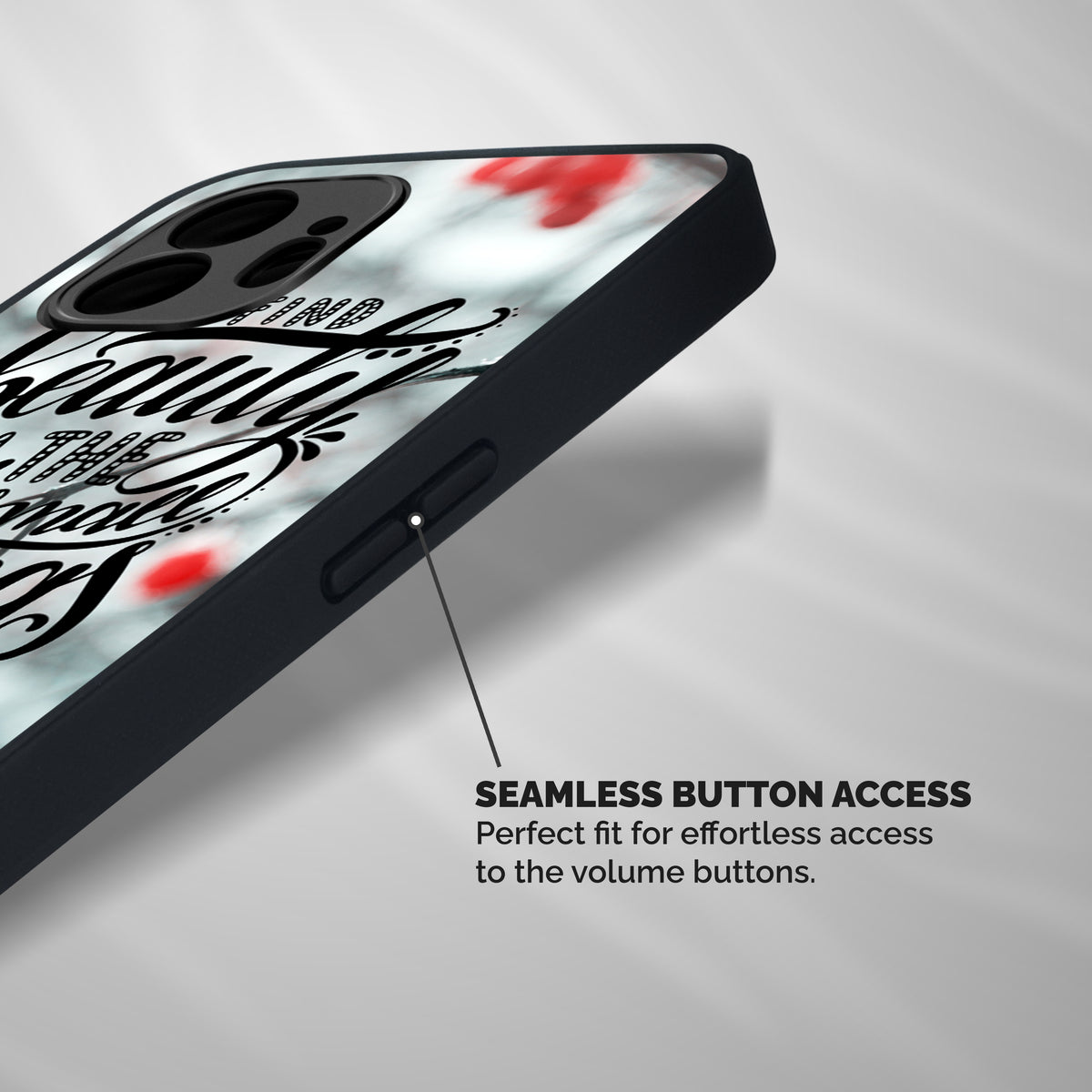 Beauty in Small Things Shockproof Hybrid Protection (Metal + TPU) Back Case Cover