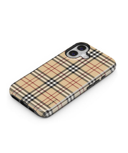 Beige Check MagSafe Bumper Case