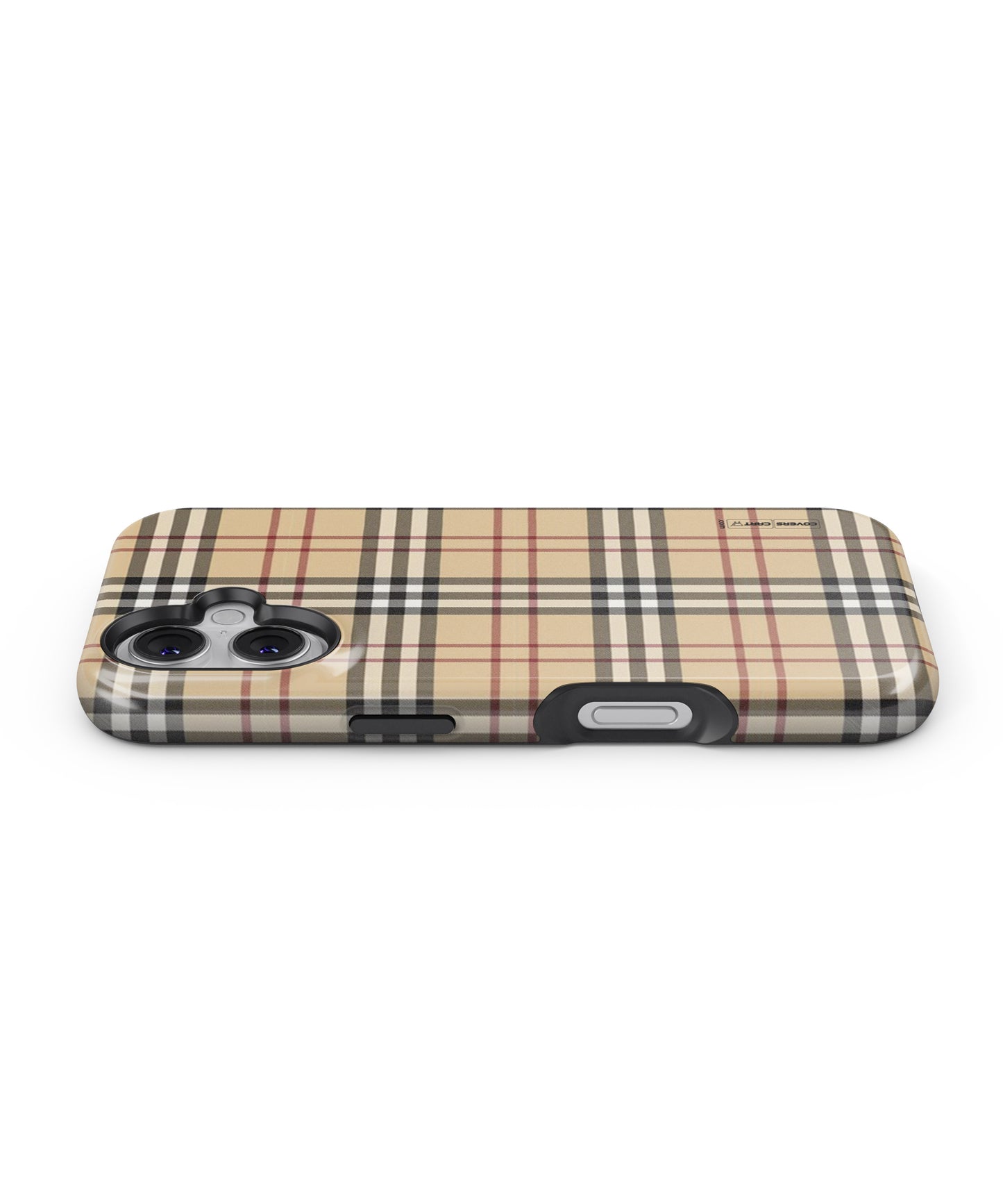 Beige Check MagSafe Bumper Case