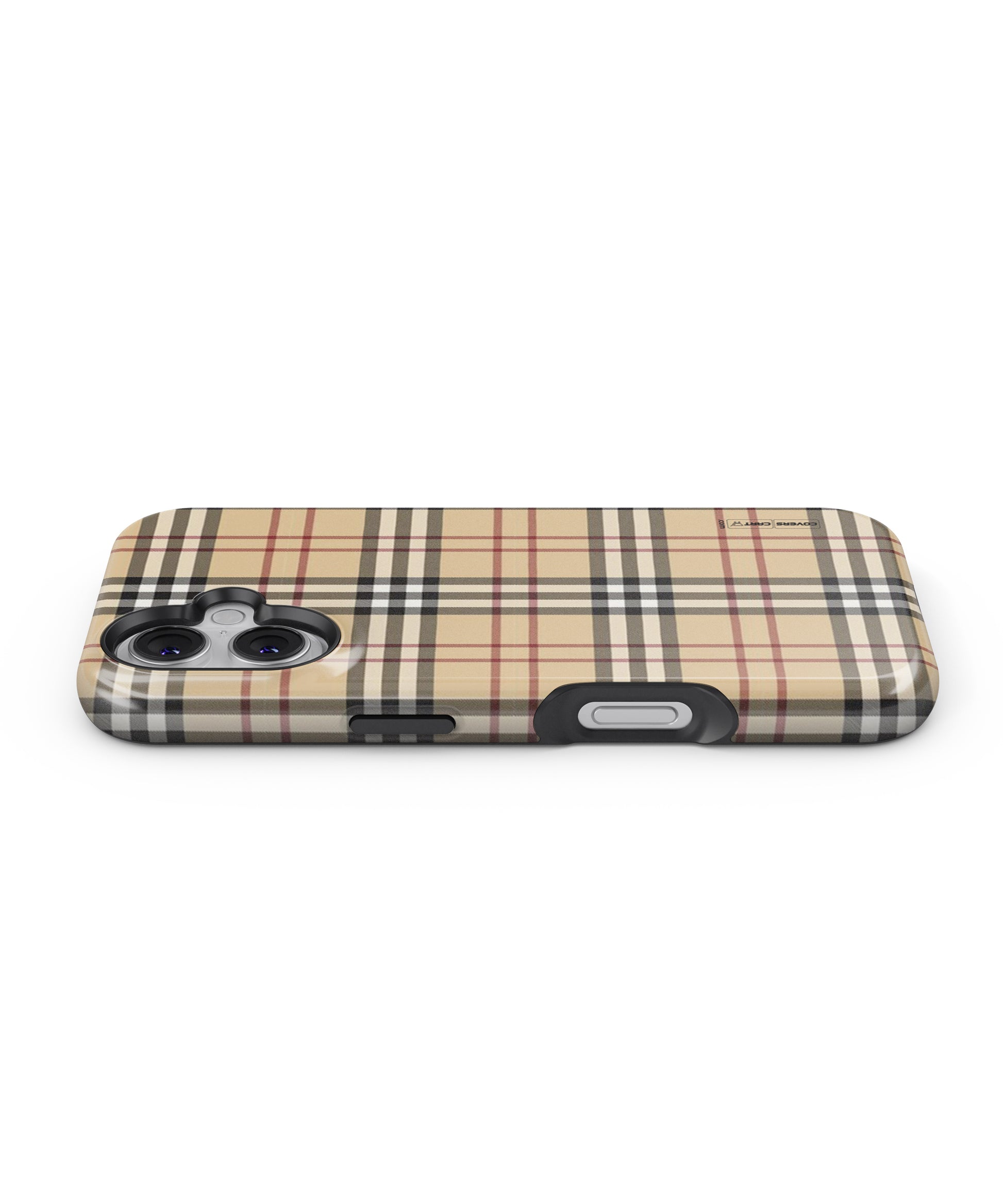 Beige Check MagSafe Bumper Case