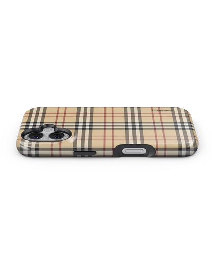 Beige Check MagSafe Bumper Case